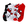 5 Pack Hello Kitty No Show- Adult