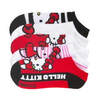 5 Pack Hello Kitty No Show - Adult