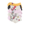 5 Pack Kids Ribbed Hello Kitty Mid Crew