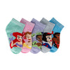 5 Pack Kids Ribbed Disney Princesses Shorty