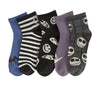 6 Pack Nightmare Before Christmas Ribbed Short Ankle- Adult
