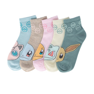 5 Pack Ribbed Pokemon Quarter- Adult