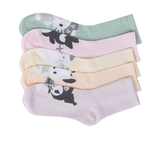 5 Pack Hello Kitty & Friends Mid Crew- Adult