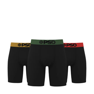 3 Pack Cotton Blend Boxer Briefs - Mens