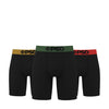 3 Pack Cotton Blend Boxer Briefs - Mens