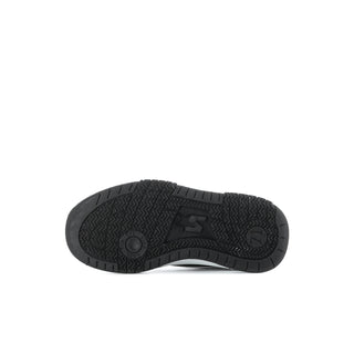 Kids' sneaker outsole with textured tread and thick rubber midsole