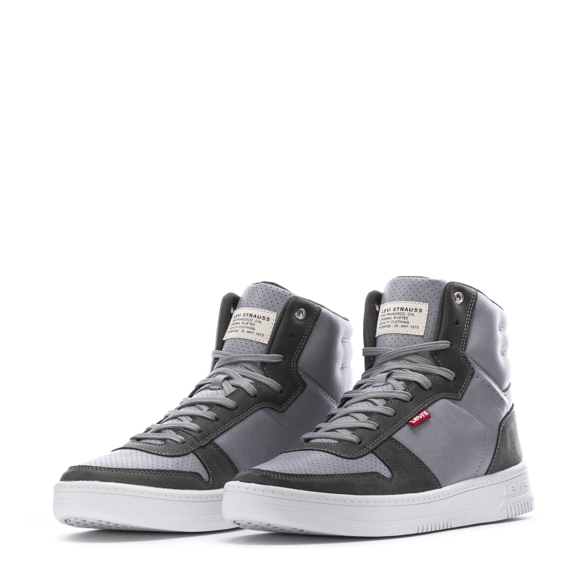 Levi's Toddler Drive Hi Sneaker - Synthetic Leather High-Top Casual Shoes