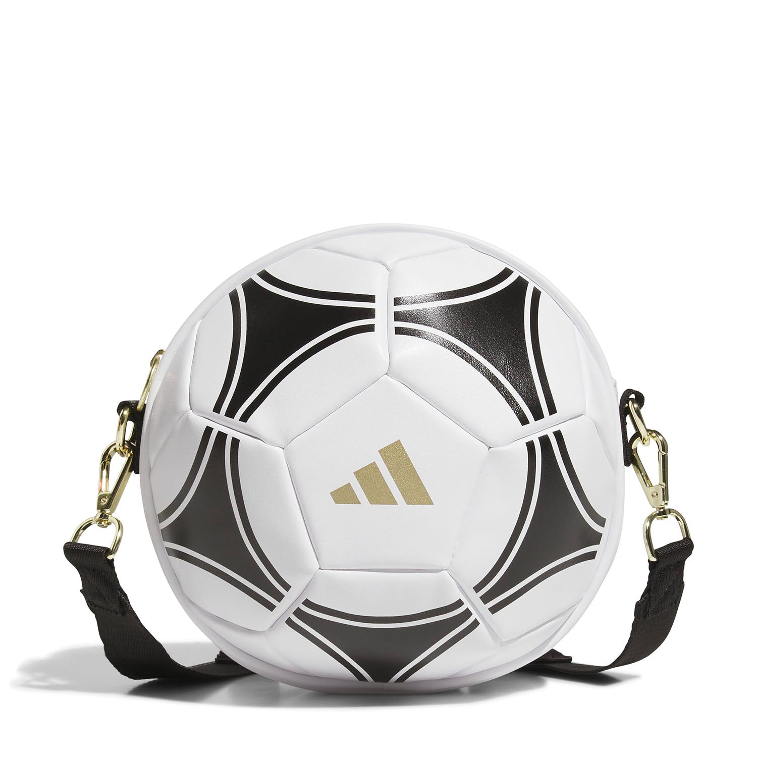 応援グッズ adidas Cabbagetown B.V.C. Soccer s Adidas Soccer Ball Crossbody | White/Black/Gold | ShopWSS