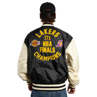 Lakers Reversible Bomber Jacket - Mens
