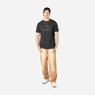 Dodgers Triple Black Tee - Mens