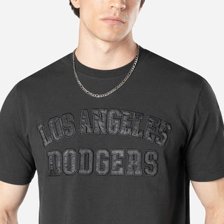 Dodgers Triple Black Tee - Mens