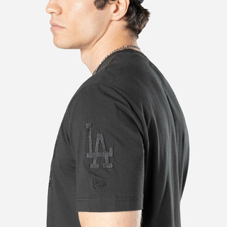 Dodgers Triple Black Tee - Mens