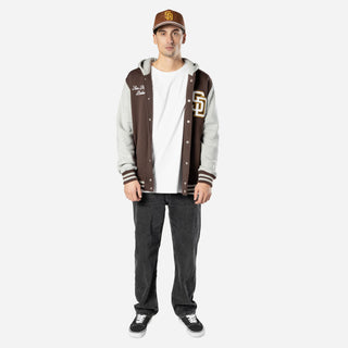 Padres Snap Front Fleece Jacket - Mens