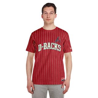 Diamondbacks Chrome Pinstripe Tee - Mens