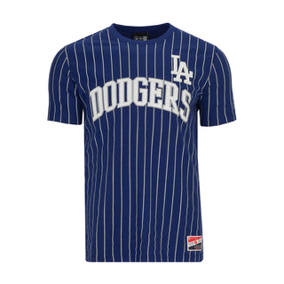 Dodgers Chrome Pinstripe Tee - Mens