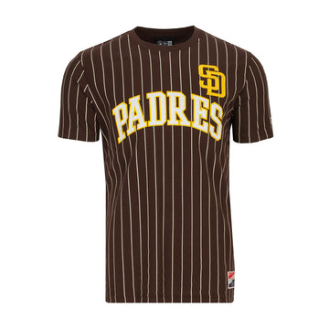 Astros Chrome Pinstripe Tee - Mens