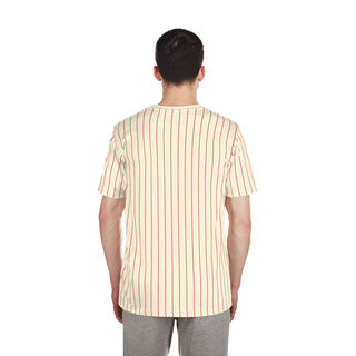 Angels Team Logo Pinstripe Tee - Mens