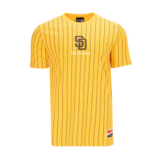Padres Team Logo Pinstripe Tee - Mens