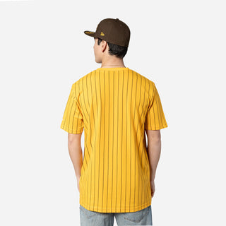 Padres Team Logo Pinstripe Tee - Mens