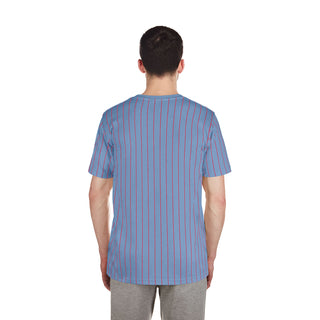 Rangers Team Logo Pinstripe Tee - Mens