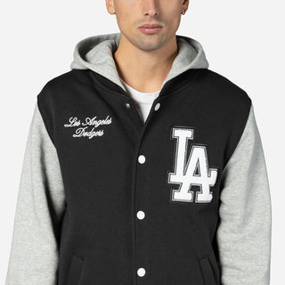 Dodgers Snap Front Fleece Jacket - Mens