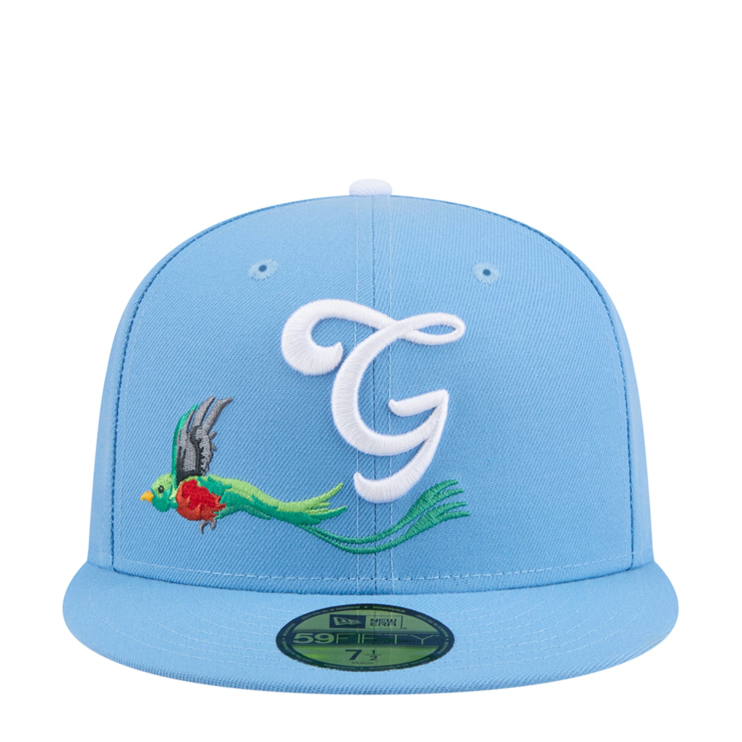 New Era Guatemala 5950 | Sky Blue/Quetzal Bird/