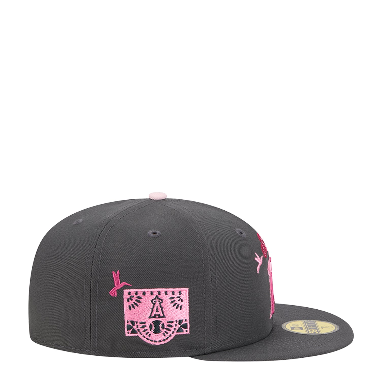 New Era Angels Dia de Muertos 5950 | Dark Grey/Pink | ShopWSS