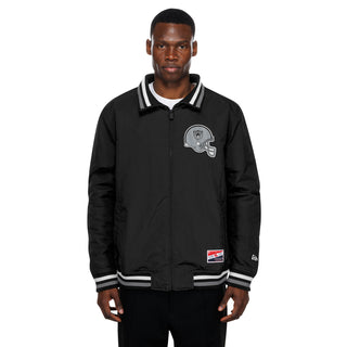 Oakland Raiders Nylon Track Jacket -Mens