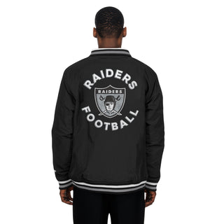 Oakland Raiders Nylon Track Jacket -Mens