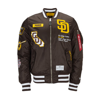 San Diego Padres Alpha Bomber Jacket -Mens