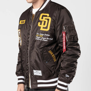 San Diego Padres Alpha Bomber Jacket -Mens