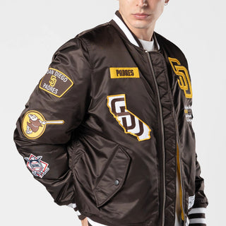 San Diego Padres Alpha Bomber Jacket -Mens