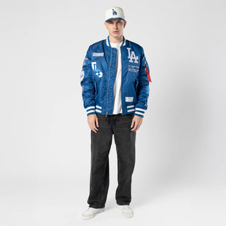 Los Angeles Dodgers Alpha Bomber Jacket -Mens