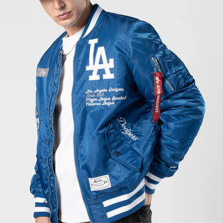 Los Angeles Dodgers Alpha Bomber Jacket -Mens