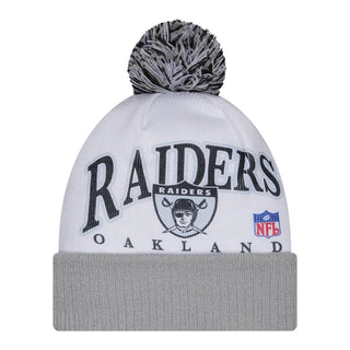 Oakland Raiders Knit Spirit Pom Beanie