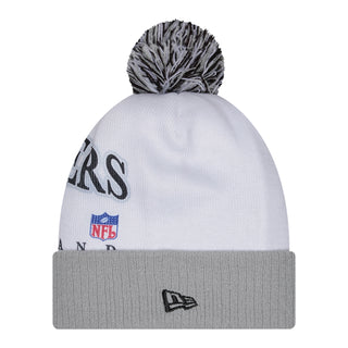 Oakland Raiders Knit Spirit Pom Beanie