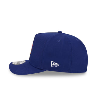 Royal blue baseball cap with New Era flag logo on side