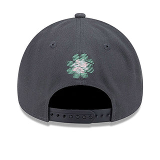 Raiders Dia de Muertos A-Frame cap, back view with floral cross-stitch emblem