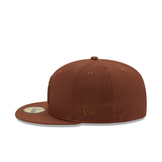 Auburn Padres baseball cap, side flag patch and curved brim