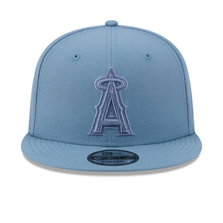 Faded blue baseball cap with embroidered A logo