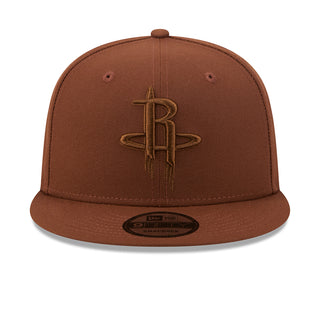 Auburn baseball cap with embroidered rocket logo and flat brim snapback strap