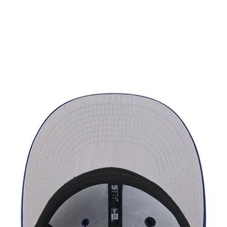 Light gray cap interior with black inner band and size label near brim.