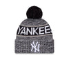 Yankees Knit Tri-Color OTC Pom Beanie