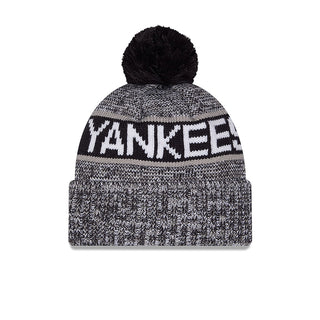 Yankees Knit Tri-Color OTC Pom Beanie