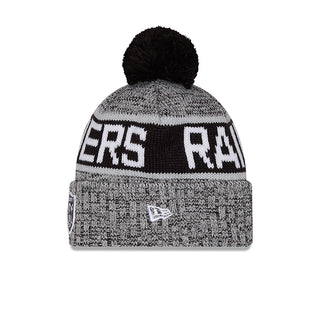 Raiders Knit Tri-Color OTC Pom Beanie