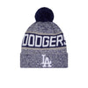 Dodgers Knit Tri-Color OTC Pom Beanie