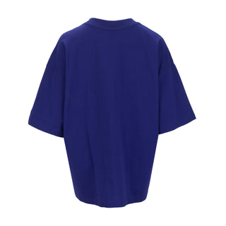 Royal blue unisex plain back T-shirt