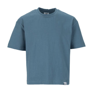 Youth boxy T-shirt, stone blue, crew neck, short sleeves
