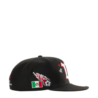 Mexico "M" Flaming Soccer Ball Side Patch 5950