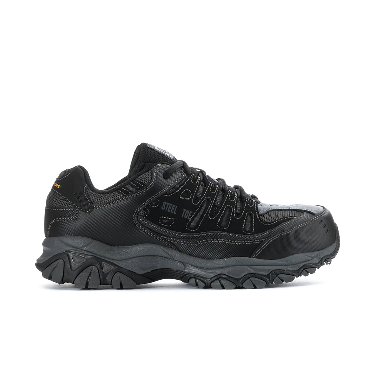 Skechers Work Mens Black Steel Toe Safety Shoes 77055 ASTM F2413 Size 12 Skechers Mens 13 Cankton Black Steel Toe Construction Work  main image 2